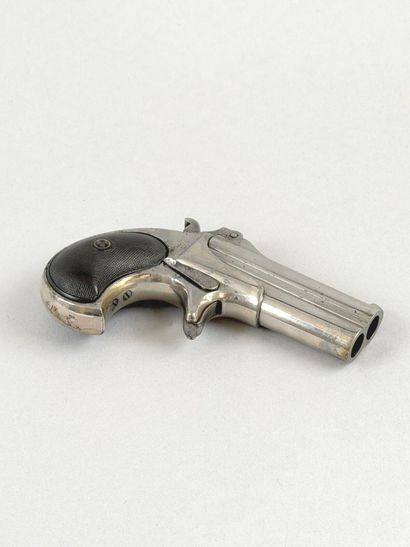 Pistolet Derringer Over Under, deux coups...