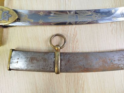 Sabre d'officier allemand ou de Franc-maçon....