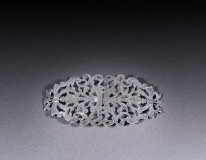 Boucle de ceinture en argent (925 millièmes)...