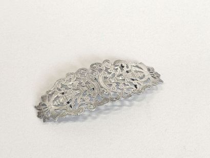 Boucle de ceinture en argent (925 millièmes)...
