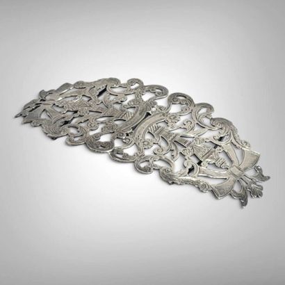 Boucle de ceinture en argent (925 millièmes)...