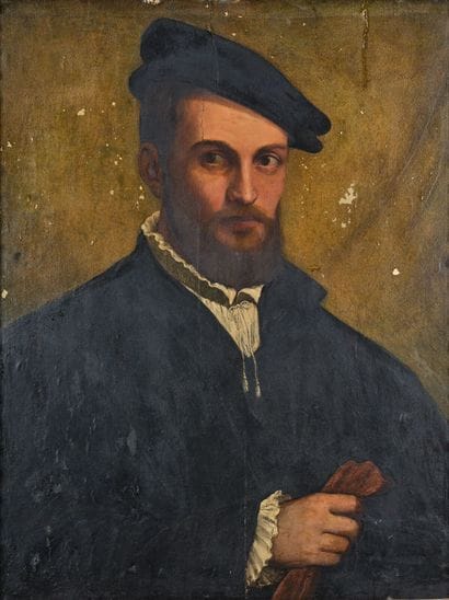 Dans le goût de Lorenzo LOTTO
Portrait d'homme...