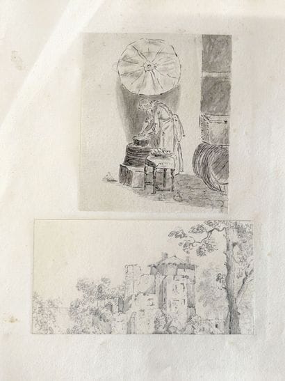 Album Amicorum comprenant environ 45 dessins...