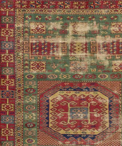 Tapis Kazak Karatchof (chaîne, trame et velours...