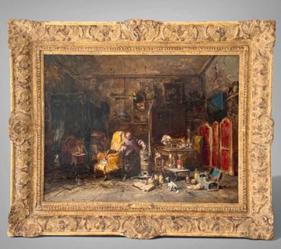 Eugène ISABEY (1803–1886)
The Alchemist,...