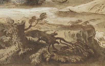 Attribué à Michel CORNEILLE (1642-1708)
L'attaque...