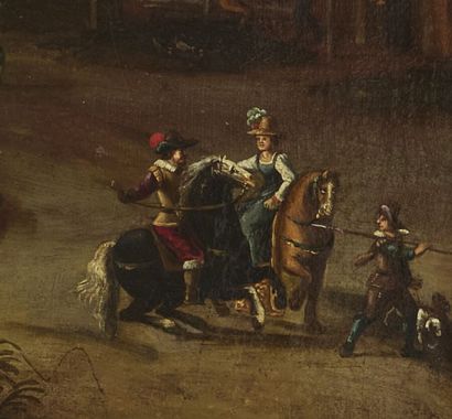 École flamande du XVIIe siècle, suiveur de...