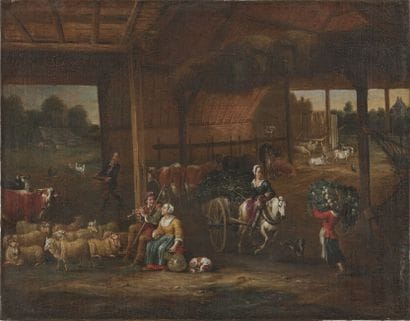 Attribuée à Mattheus Van HELMONT (1623-1674)...