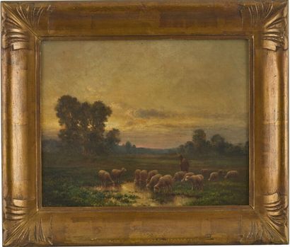 Jean-Ferdinand CHAIGNEAU (1830–1906) 
Shepherd...