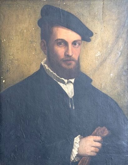 Dans le goût de Lorenzo LOTTO
Portrait d'homme...