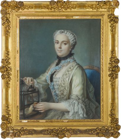 French School, c. 1760 
Portraits of Charles...