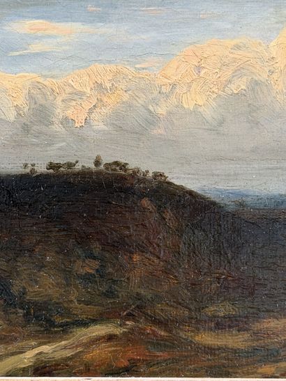 Théodore ROUSSEAU (1812–1867)
Panoramic Landscape
Oil...