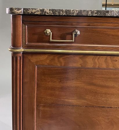 Mahogany and mahogany-veneered secretary...