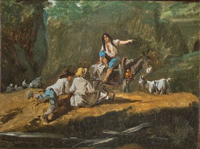 Jean PILLEMENT (1728–1808)
Figures on a Mound
Canvas....