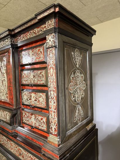 Cabinet made of ebony and blackened wood,...