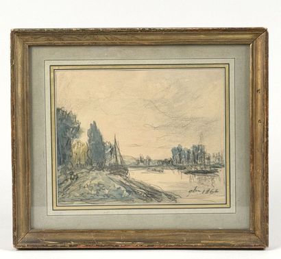 Johan-Barthold JONGKIND (1819–1891) 
Boats...