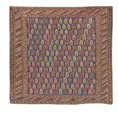 Tapis Chirvan Marasali (chaîne, trame et...