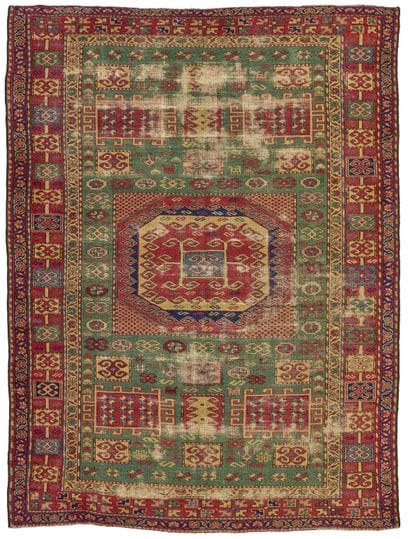 Tapis Kazak Karatchof (chaîne, trame et velours...