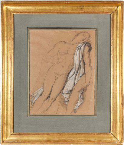 Joseph-Ferdinand LANCRENON (1794-1874) 
Esquisse...