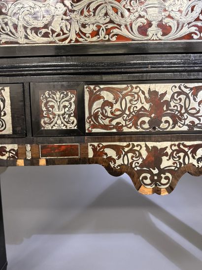 Cabinet made of ebony and blackened wood,...