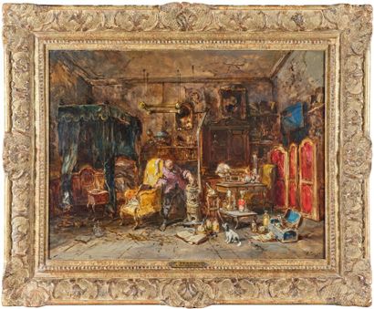 Eugène ISABEY (1803–1886)
The Alchemist,...