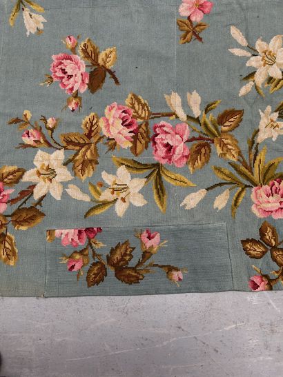 Tapis au point, France. 
Début du XXe siècle
(Parties...