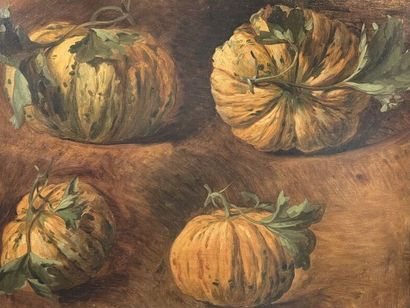 French School, c. 1800
Study of Pumpkins
Paper...