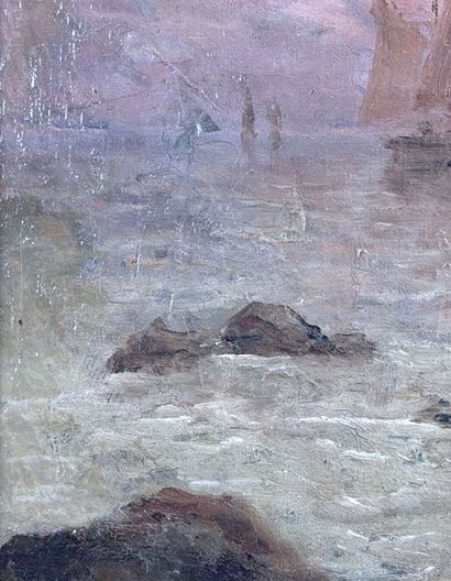 Émile MAILLARD (1846–1926)
Seascape at Sunset
Oil...