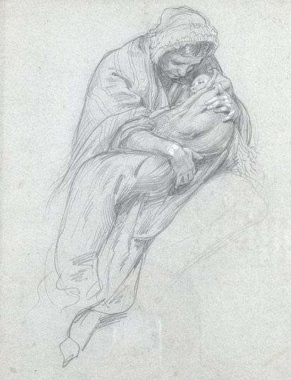 Henri PHILIPPOTEAUX (1815-1884) 
Mère et...