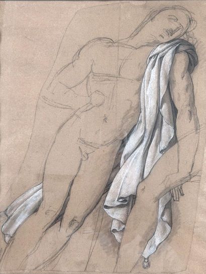Joseph-Ferdinand LANCRENON (1794-1874) 
Esquisse...