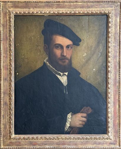 Dans le goût de Lorenzo LOTTO
Portrait d'homme...