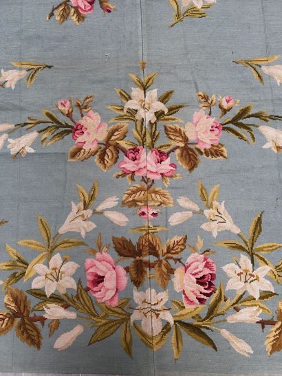 Tapis au point, France. 
Début du XXe siècle
(Parties...