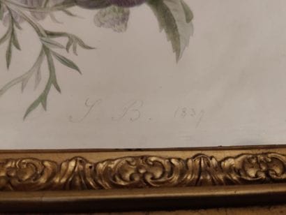 École du XIXe siècle 
Bouquet de fleurs au...