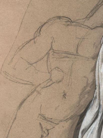 Joseph-Ferdinand LANCRENON (1794-1874) 
Esquisse...