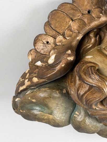 France, 19th century
Two cherub heads
Decorative...