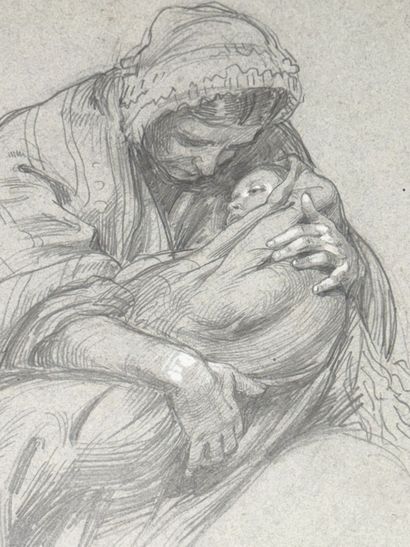 Henri PHILIPPOTEAUX (1815-1884) 
Mère et...