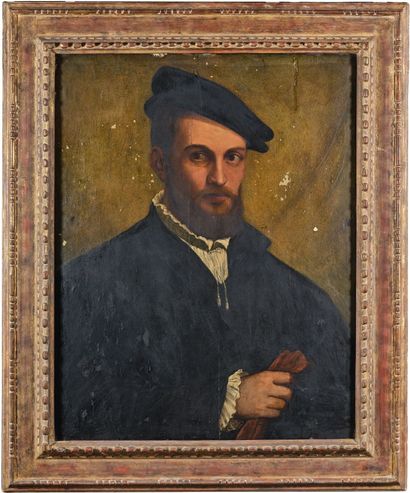 Dans le goût de Lorenzo LOTTO
Portrait d'homme...