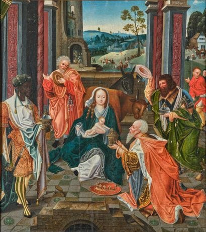 École flamande, vers 1520, entourage de Jan...