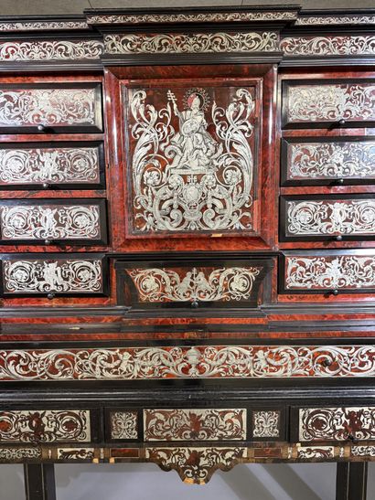Cabinet made of ebony and blackened wood,...