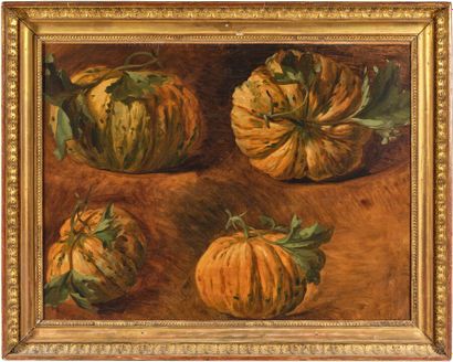 French School, c. 1800
Study of Pumpkins
Paper...