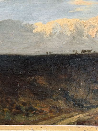 Théodore ROUSSEAU (1812–1867)
Panoramic Landscape
Oil...