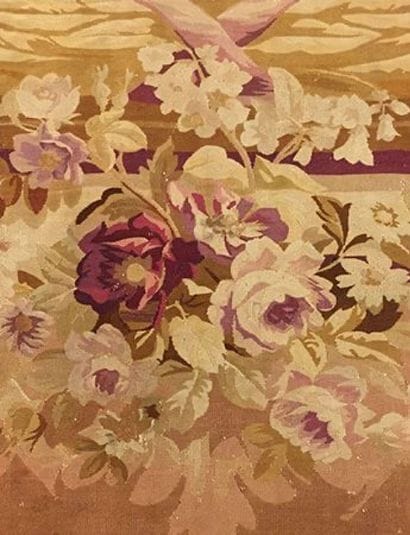 Tapis d'Aubusson, XIXe siècle, époque Napoléon...