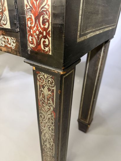 Cabinet made of ebony and blackened wood,...