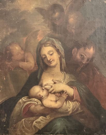 18th-Century Italian School 
Virgin and Child...