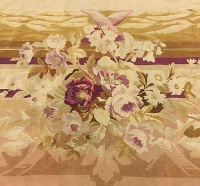 Tapis d'Aubusson, XIXe siècle, époque Napoléon...