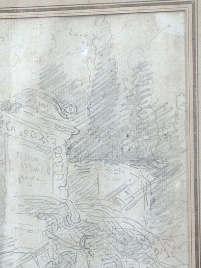 Attribué à Hubert ROBERT (1733-1808)
Homme...