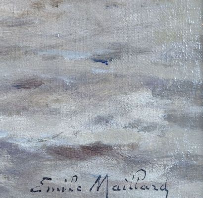 Émile MAILLARD (1846–1926)
Seascape at Sunset
Oil...