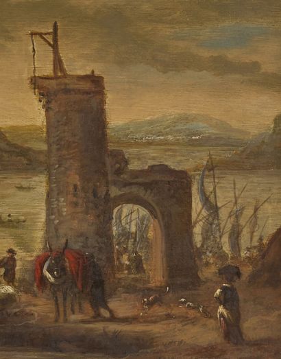 École flamande de la fin du XVIIe siècle...