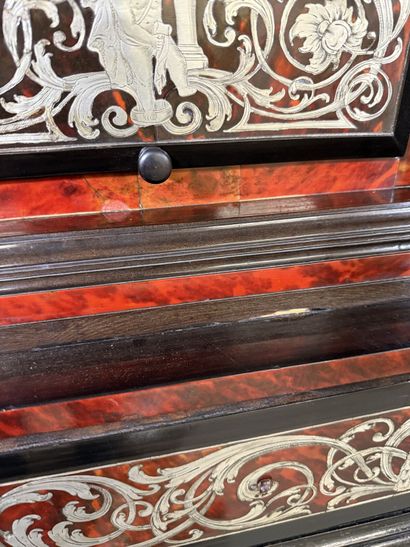 Cabinet made of ebony and blackened wood,...