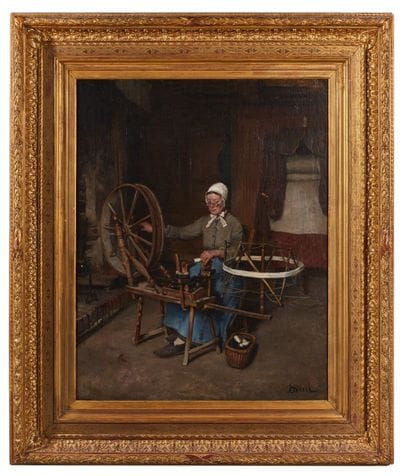 Anatole-Jean BAIL (1830–1918)
The Spinner...